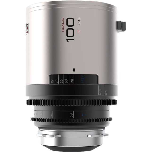 BLAZAR LENS Remus 100mm T2.8 Lente Anamórfica Full-Frame 1.5x con Silver Flare y 16 Palas