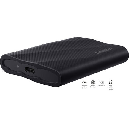 Samsung 2TB T9 SSD Portátil 2000 MBs USB-C 3.2 Gen 2x2 Negro