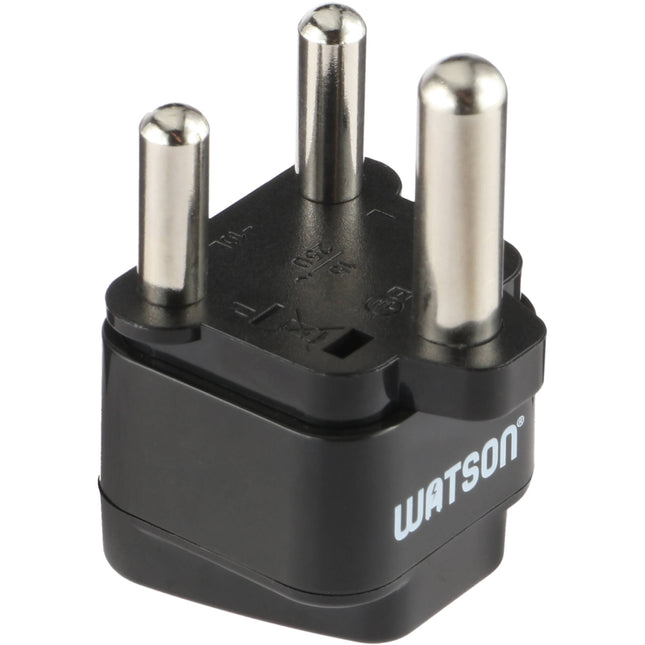 Watson Adaptador de Enchufe 3-Prong USA a 3-Prong Sudáfrica con Receptáculo Femenino