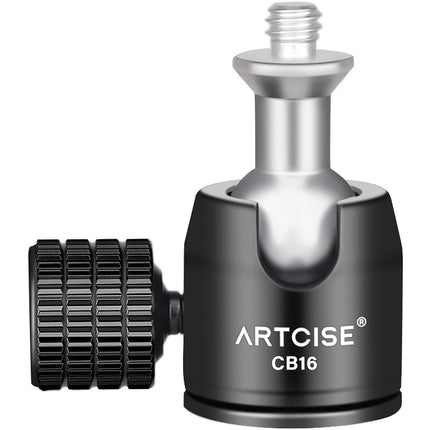 ARTCISE CB16 Mini Rótula con Adaptador de Zapata Capacidad 2 kg