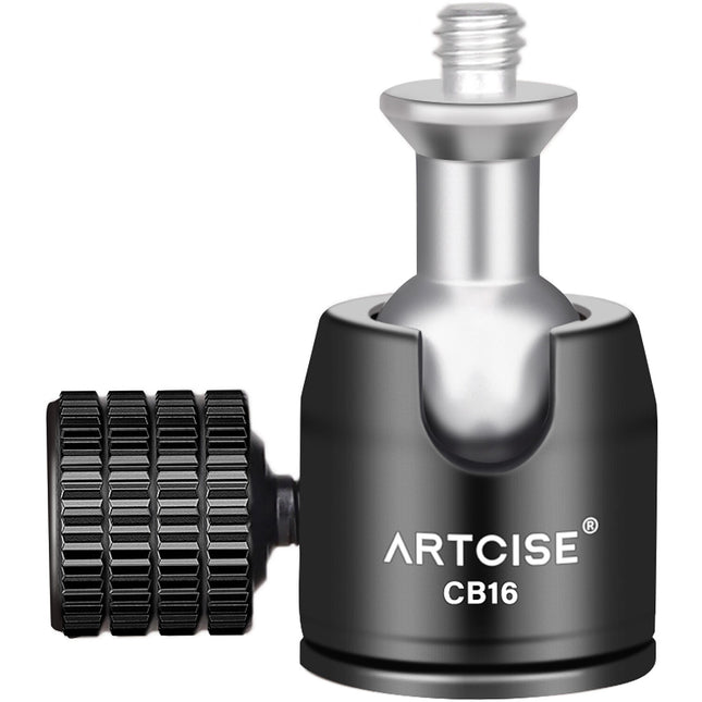 ARTCISE CB16 Mini Rótula con Adaptador de Zapata Capacidad 2 kg