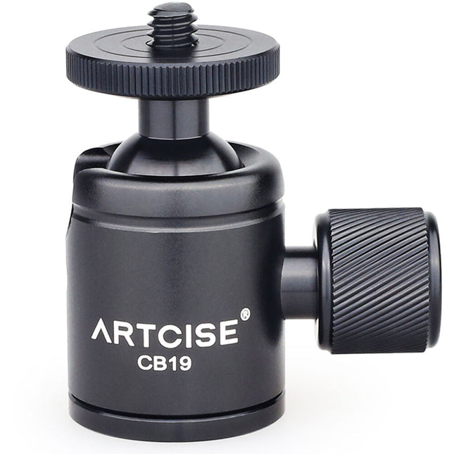 ARTCISE CB19 Mini Cabezal esférico Capacidad 3kg Base 1.1 pulgadas Bloqueo integrado