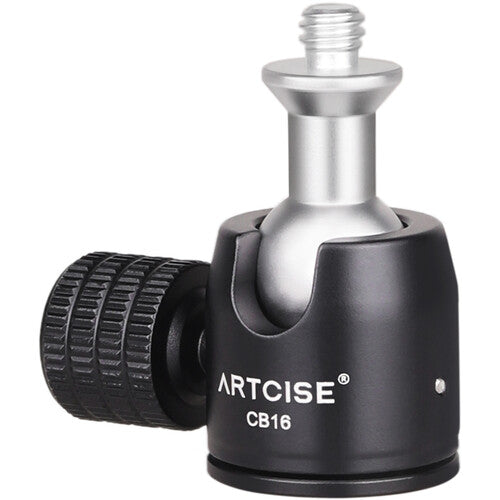 ARTCISE CB16 Mini Rótula con Adaptador de Zapata Capacidad 2 kg