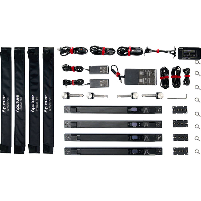 Aputure INFINIBAR PB6 Panel LED RGB 2 pies Kit 4 Luces 328 Lux 6500K
