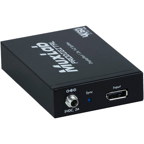 MuxLab 1x2 UHD 4K Divisor DisplayPort 1 Entrada 2 Salidas con Audio