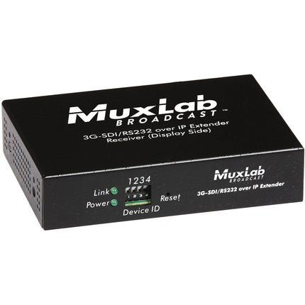 MuxLab Receptor 3G-SDI Sobre IP con Alimentación PoE