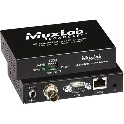 MuxLab Transmisor 3G-SDI sobre IP con alimentación PoE