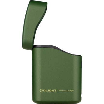 Olight Baton 4 Premium Edition Linterna LED Verde OD 1300 lúmenes 5000mAh con Carga Inalámbrica