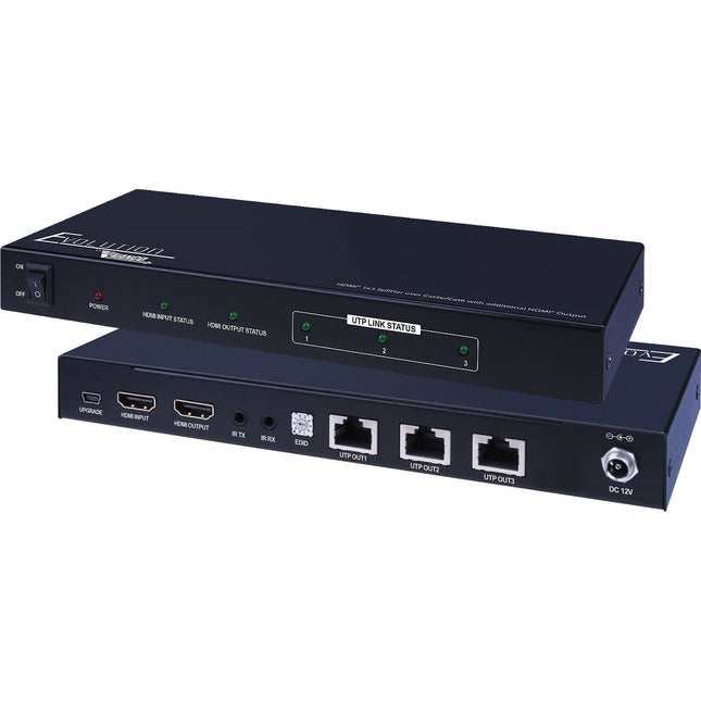 Evolution 1x3 HDMI Splitter sobre Cat 5e 6 1080p60 Hasta 164 pies