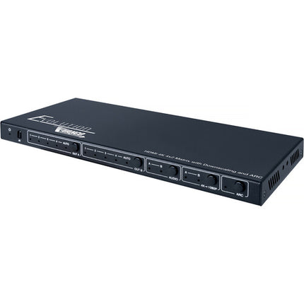 Evolution 4x2 HDMI Matriz 4K60 4:4:4 con Downscaling y ARC mando IR
