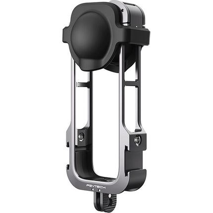 PGYTECH Jaula para cámara Insta360 X4 Aluminio con tapa de lente