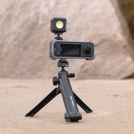 PGYTECH Jaula para cámara Insta360 X4 Aluminio con tapa de lente