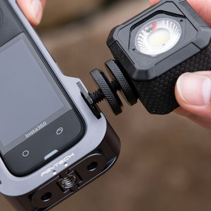 PGYTECH Jaula para cámara Insta360 X4 Aluminio con tapa de lente