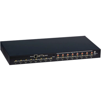 MuxLab 4K60 HDMI Matriz Switcher 8x8 4K60 4:4:4 con Control IR y Cable US