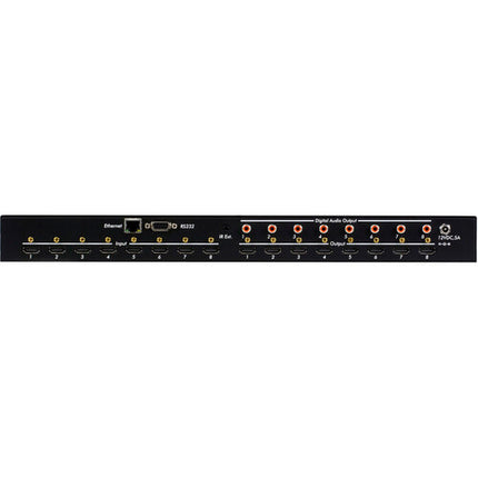 MuxLab 4K60 HDMI Matriz Switcher 8x8 4K60 4:4:4 con Control IR y Cable US