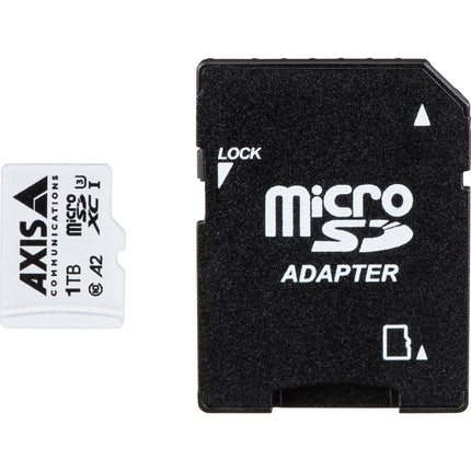 Axis Communications Tarjeta microSDXC de vigilancia 1TB UHS-I V30 con adaptador SD