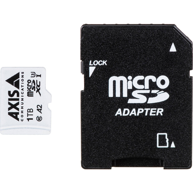 Axis Communications Tarjeta microSDXC de vigilancia 1TB UHS-I V30 con adaptador SD