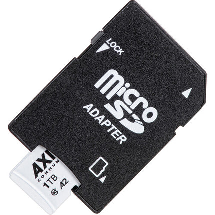 Axis Communications Tarjeta microSDXC de vigilancia 1TB UHS-I V30 con adaptador SD