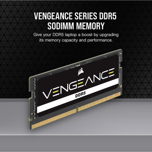 CORSAIR Vengeance DDR5 32GB 5200 MT/s Memoria SO-DIMM 2x16GB Negra