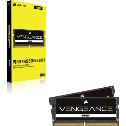 CORSAIR Vengeance DDR5 32GB 5200 MT/s Memoria SO-DIMM 2x16GB Negra