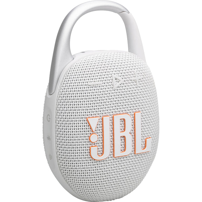 JBL Clip 5 Altavoz Portátil Inalámbrico Impermeable Blanco 12 Horas Reproducción USB-C