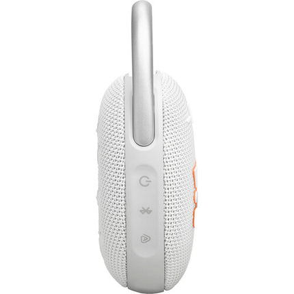 JBL Clip 5 Altavoz Portátil Inalámbrico Impermeable Blanco 12 Horas Reproducción USB-C