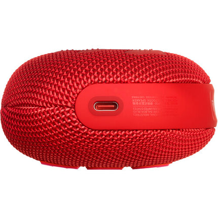 JBL Clip 5 Altavoz Portátil Inalámbrico Impermeable Rojo 12 Horas Reproducción USB-C
