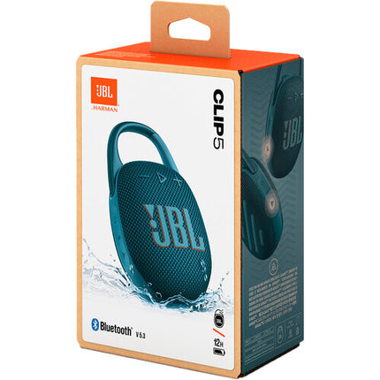 JBL Clip 5 Altavoz Inalámbrico Portátil Azul IP67 12 Horas de Reproducción