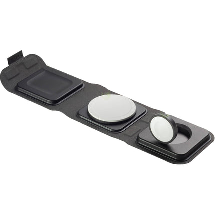 mophie 3-In-1 Folding MagSafe Cargador de viaje 30W 3.15" plegable con estuche