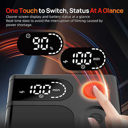 Moman Power 50 Touch Mini Batería V-Mount Litio 50Wh OLED USB-C