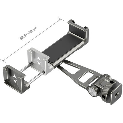 SmallRig Metal Cold Shoe Soporte para Smartphone 2.3 a 3.3 Pulgadas 180° Giro 360° Rotación