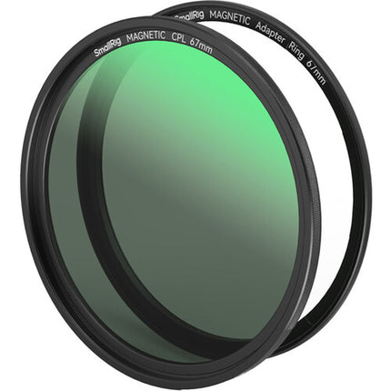 SmallRig Filtro CPL Circular Polarizador 67mm con Anillo Adaptador