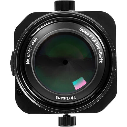 7Artisans 50mm f1.4 Tilt-Shift Objetivo APS-C f16 y Doble Control de Enfoque