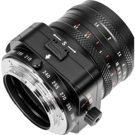 7Artisans 50mm f/1.4 Objetivo Tilt-Shift Micro Cuatro Tercios 12 Láminas