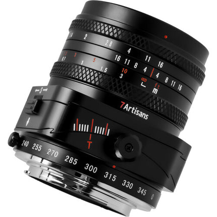 7Artisans 50mm f1.4 Tilt-Shift Objetivo Sony E Full-Frame Distancia 1.6 ft