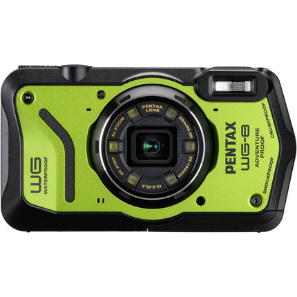 Ricoh PENTAX WG-8 Cámara Digital Verde 20MP Zoom Óptico 5x 4K UHD