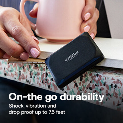 Crucial 2TB X9 USB-C 3.2 Gen 2 SSD externa 1050 MBs cable incluido