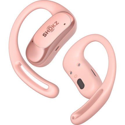 SHOKZ OpenFit Air Auriculares Inalámbricos Abiertos Rosa 28 Horas IP54