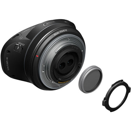 Canon RF-S 3.9mm f3.5 STM Objetivo ojo de pez dual 144° ángulo visión