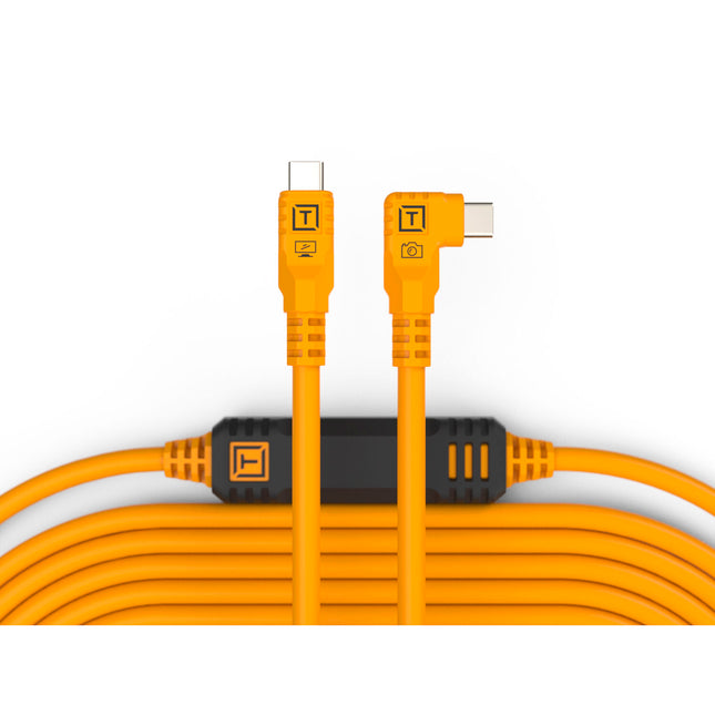 Tether Tools TetherPro Cable USB-C 31 ft Alta Visibilidad Naranja USB 3.2 Gen 1 5 Gb/s