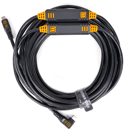 Tether Tools TetherGuard LeverLock Kit con Cable USB 3.2 y 9.4 m Negro
