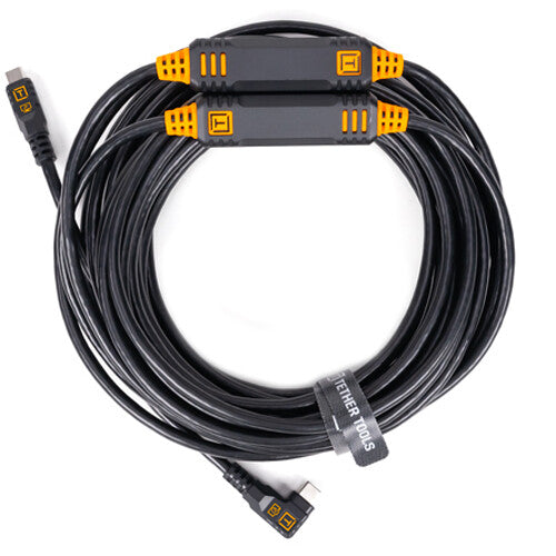 Tether Tools TetherGuard LeverLock Kit con Cable USB 3.2 y 9.4 m Negro