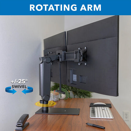 Mount-It! MI-2758 Soporte Doble para Monitores 17 a 32 Pulgadas 8 kg Capacidad por Pantalla