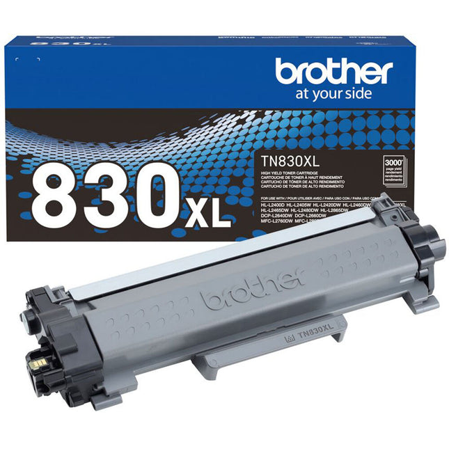 Brother TN830 Cartucho de Tóner Negro Alta Capacidad para Impresoras Láser Monocromo