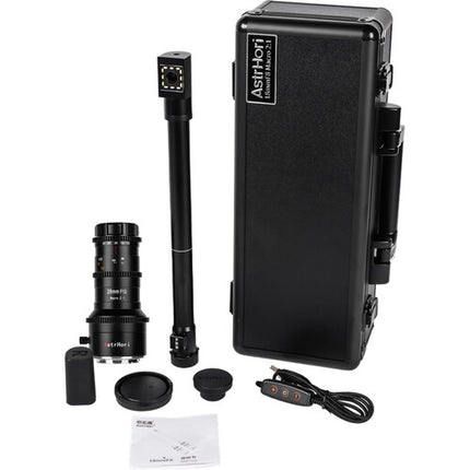 AstrHori 28mm f13 Lente Macro Sonda Rotatoria 360° con LED para Nikon Z