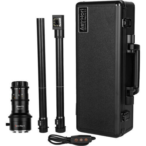 AstrHori 28mm f13 Lente Macro Sonda Rotativa 360° para Canon RF con LED y USB-C