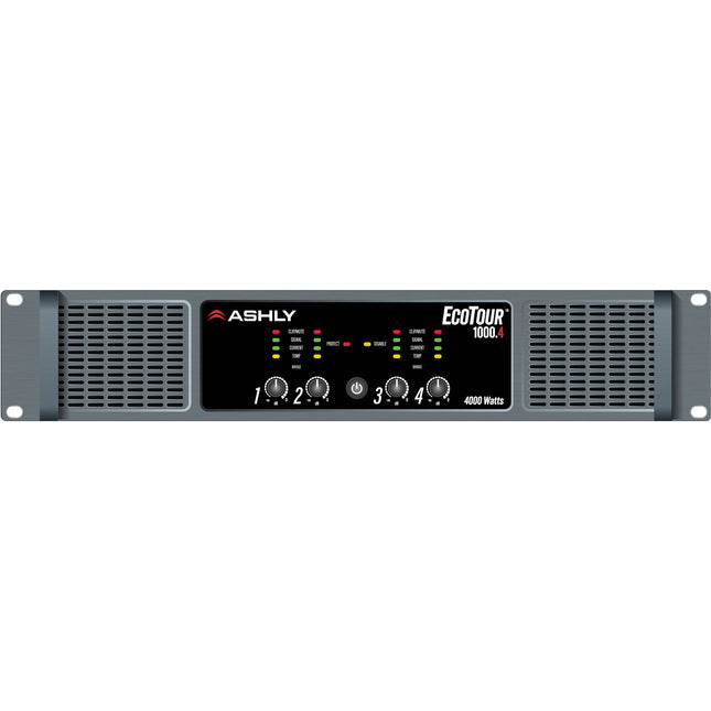 Ashly EcoTour 1000.4 Amplificador Profesional 4 Canales 4000W 2 4 8 Ohms