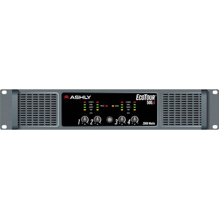 Amplificador Profesional Ashly EcoTour 500.4 4 Canales 2000W 500W por Canal