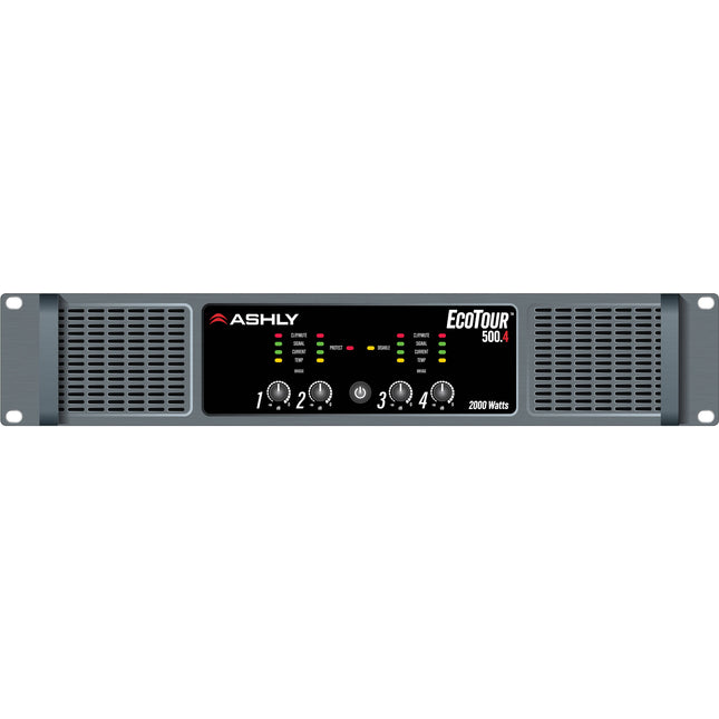 Amplificador Profesional Ashly EcoTour 500.4 4 Canales 2000W 500W por Canal