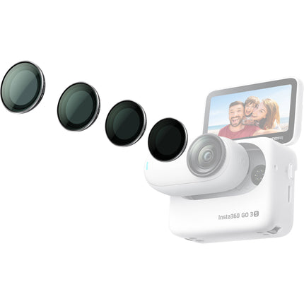 Insta360 ND Filter Set para GO 3S Filtros ND8 ND64 Vidrio Alumínio